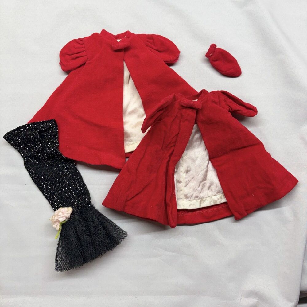 Vintage 1960s Barbie Outfit Lot 939 Red Flare, 982 Solo In The Spotlight